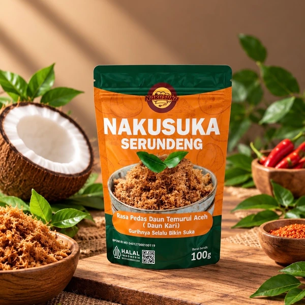 Serundeng Rasa Pedas Daun Temurui Aceh (Daun Kari)