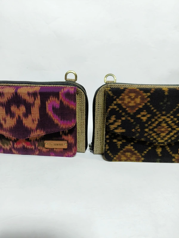 UWAISGEN Tas Selempang Goni Endek Etnik Bali Handmade Eva Landscape