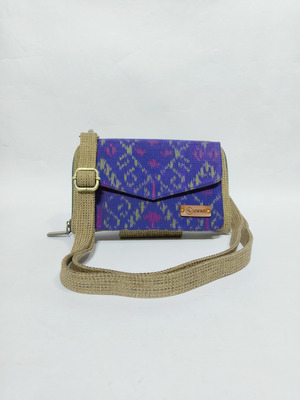 UWAISGEN Tas Selempang Goni Endek Etnik Bali Handmade Eva Landscape