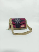UWAISGEN Tas Selempang Goni Endek Etnik Bali Handmade Eva Landscape