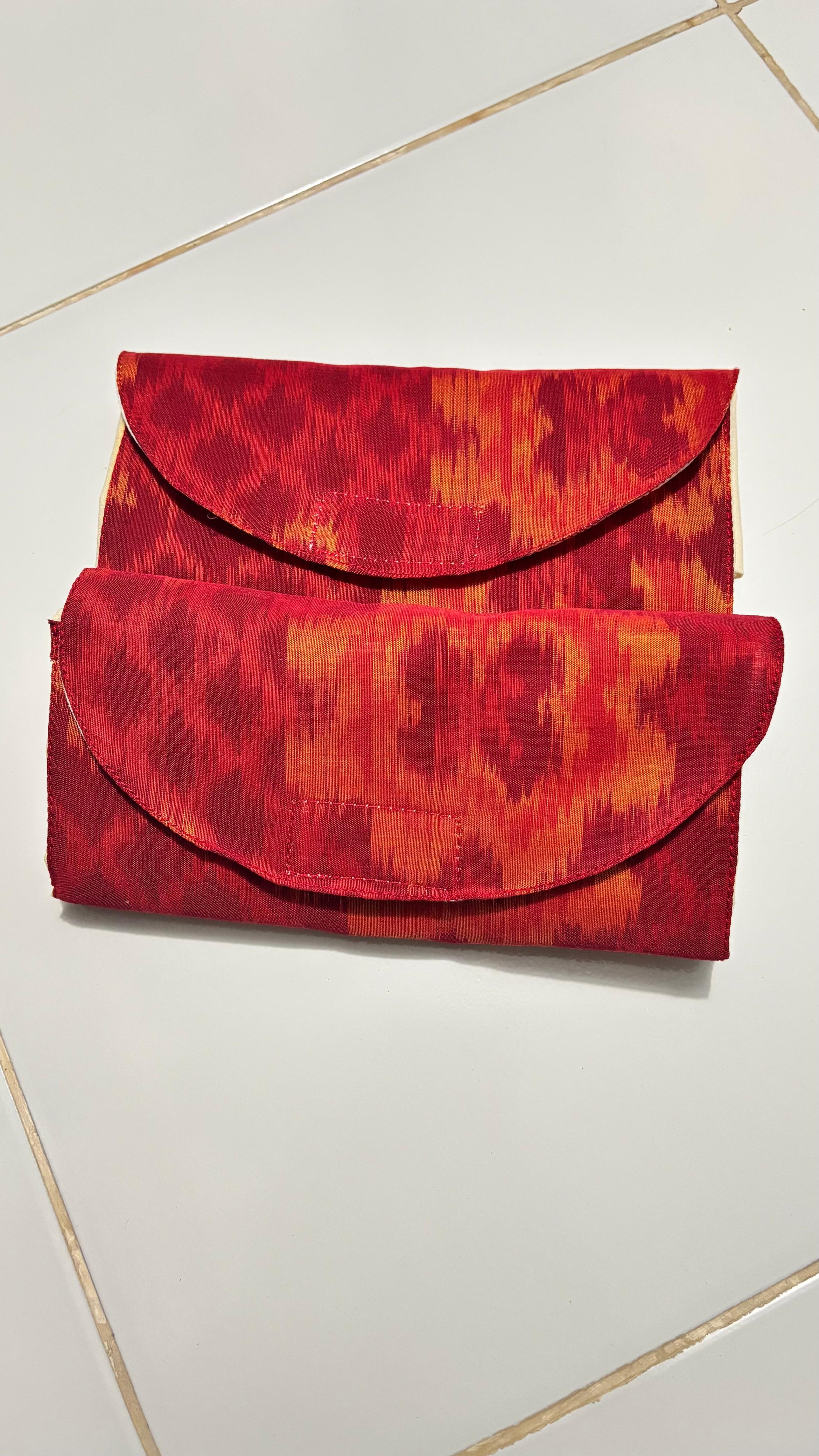 UwaisGen Dhea Totebag Lipat Blacu Endek Etnik Bali Handmade