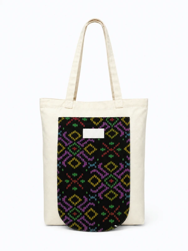 UWAISGEN Totebag Lipat Endek Etnik Bali Handmade Dhea Lipat