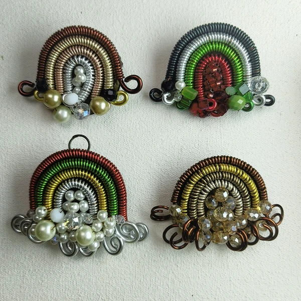 Rainbow Wire Brooch | Bros Kawat Pelangi