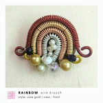 Rainbow Wire Brooch | Bros Kawat Pelangi