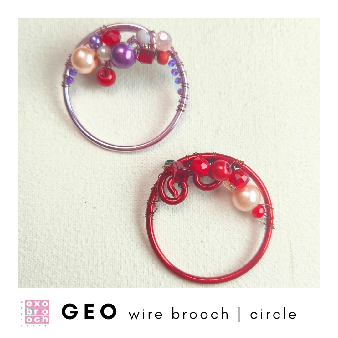 Geo Wire Brooch - Circle | Bros Kawat Geometri