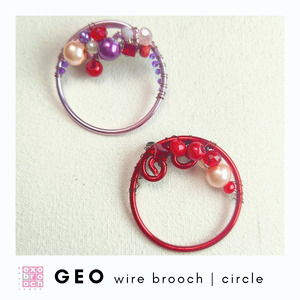 Geo Wire Brooch - Circle | Bros Kawat Geometri