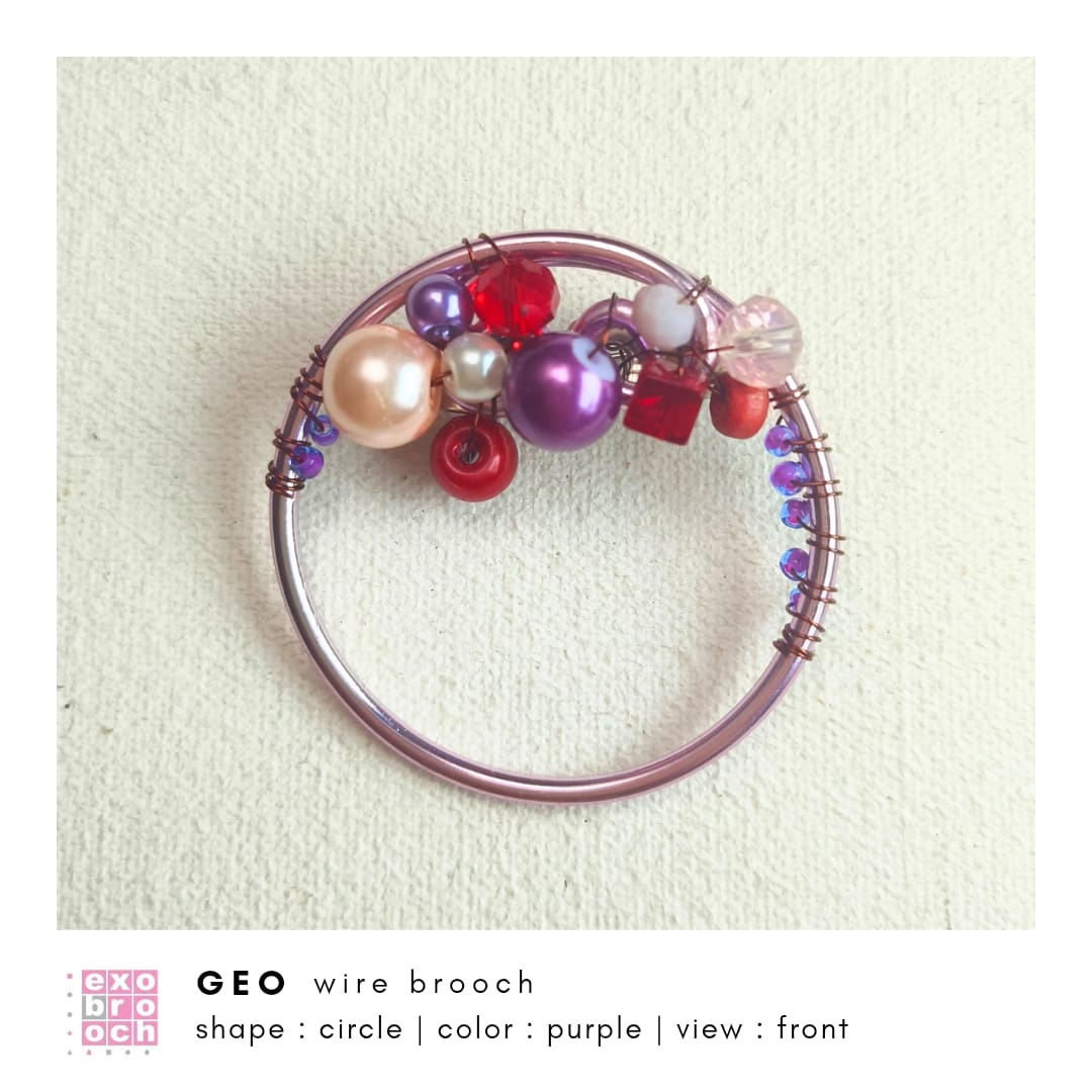 Geo Wire Brooch - Circle | Bros Kawat Geometri