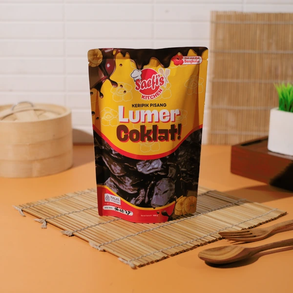 Keripik Pisang Lumer Coklat 100g