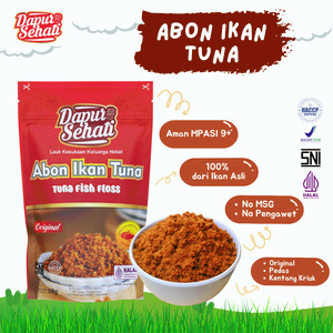 Abon Ikan Tuna DAPUR SEHATI - Abon Premium ANTI GTM Tanpa MSG Tanpa Pengawet