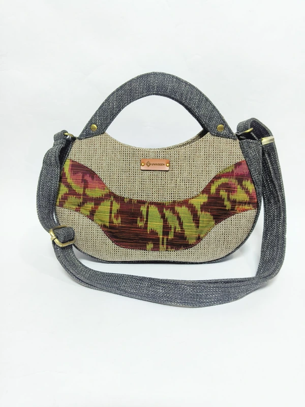 UWAISGEN Tas Wanita Goni Endek Etnik Bali Handmade Amara Slingbag