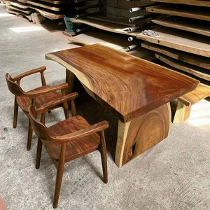 Set Meja Trembesi 1 Bangku  2 Kursi Jati