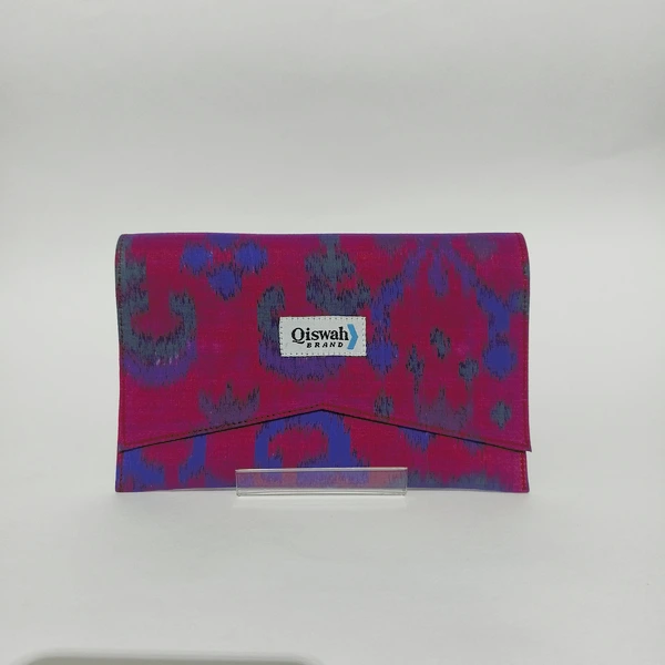UWAISGEN Dompet Wanita Dompet Endek Etnik Bali Handmade Dompet Selendang