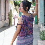 Tanktop batik cap by middaclo warna Ungu navy - outer tanktop - tanktop