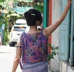 Tanktop batik cap by middaclo warna Ungu navy - outer tanktop - tanktop