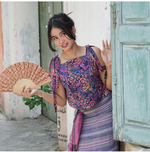 Tanktop batik cap by middaclo warna Ungu navy - outer tanktop - tanktop