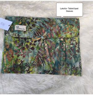 Tablet Sleeves / ipad Sleeves - Laksita - Batik Cap Middaclo - inner anti air - quilting
