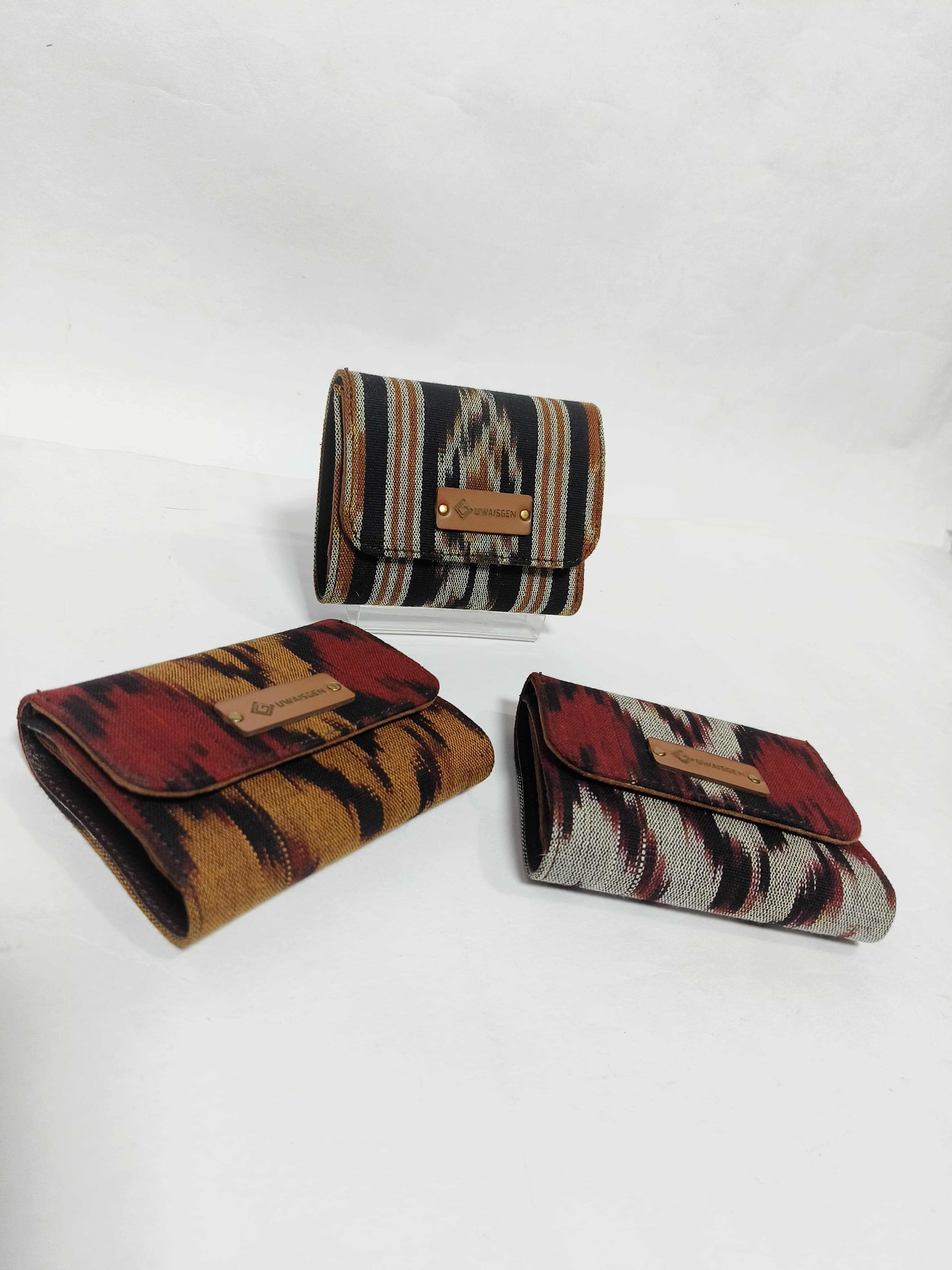 UwaisGen Dompet Lipat Sena Tenun Blanket Etnik Bali Handmade