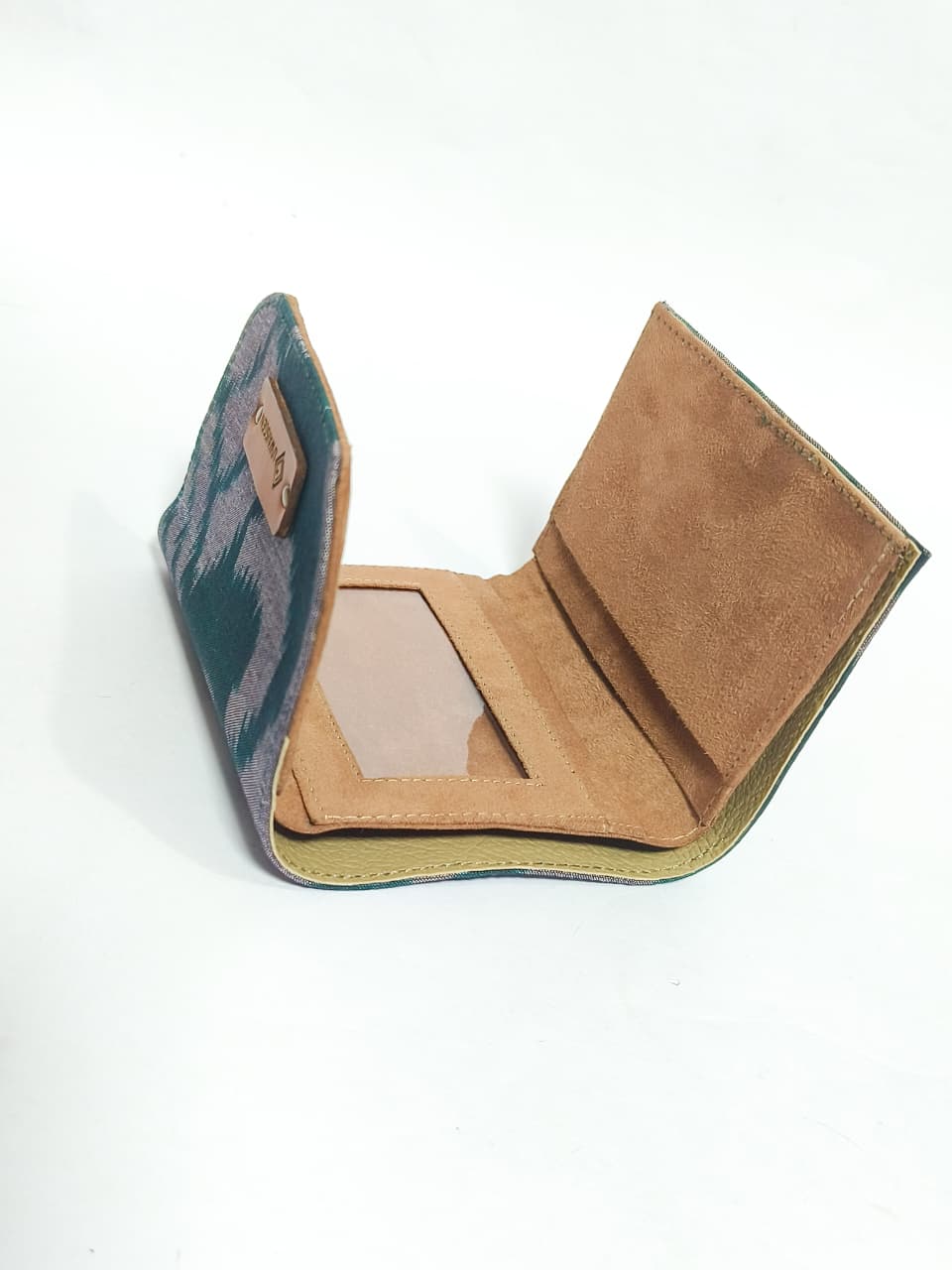 UWAISGEN Dompet Lipat Wanita Dompet Endek Etnik Bali Handmade Dompet Sena