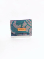 UWAISGEN Dompet Lipat Wanita Dompet Endek Etnik Bali Handmade Dompet Sena