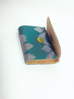 UWAISGEN Dompet Lipat Wanita Dompet Endek Etnik Bali Handmade Dompet Sena