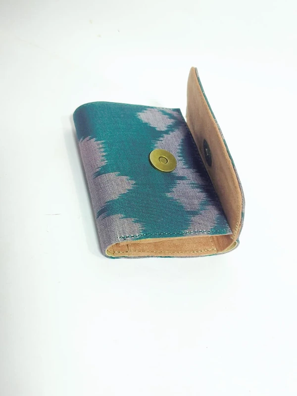 UWAISGEN Dompet Lipat Wanita Dompet Endek Etnik Bali Handmade Dompet Sena