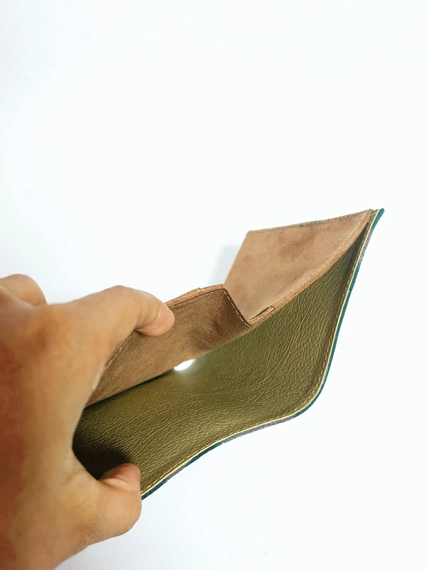 UWAISGEN Dompet Lipat Wanita Dompet Endek Etnik Bali Handmade Dompet Sena