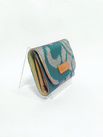 UWAISGEN Dompet Lipat Wanita Dompet Endek Etnik Bali Handmade Dompet Sena