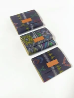 UWAISGEN Dompet Lipat Wanita Dompet Endek Etnik Bali Handmade Dompet Sena