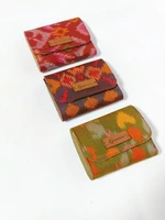 UWAISGEN Dompet Lipat Wanita Dompet Endek Etnik Bali Handmade Dompet Sena
