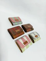 UWAISGEN Dompet Lipat Wanita Dompet Endek Etnik Bali Handmade Dompet Sena