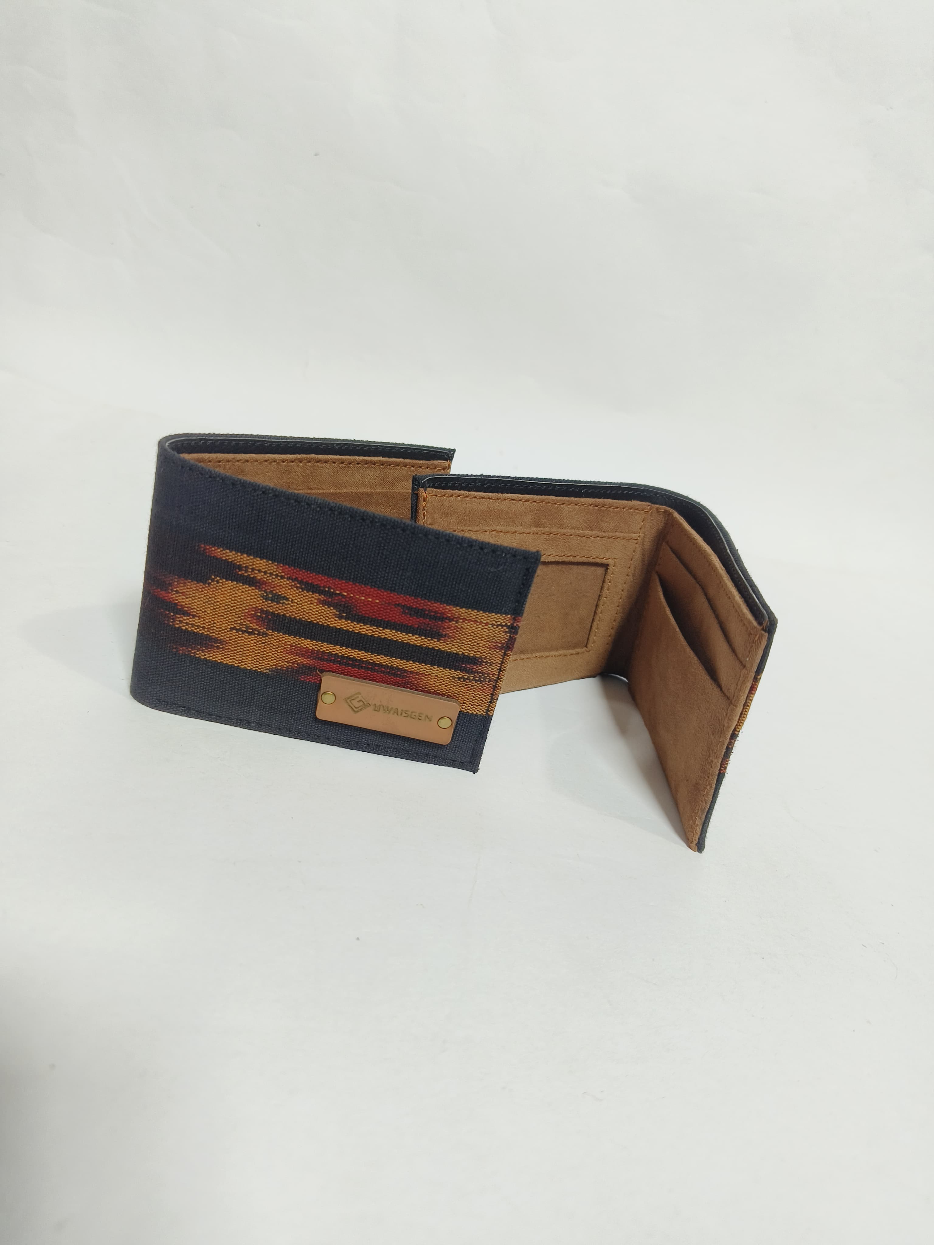 UwaisGen Dompet Saku Kaiden Tenun Blanket Etnik Bali Handmade