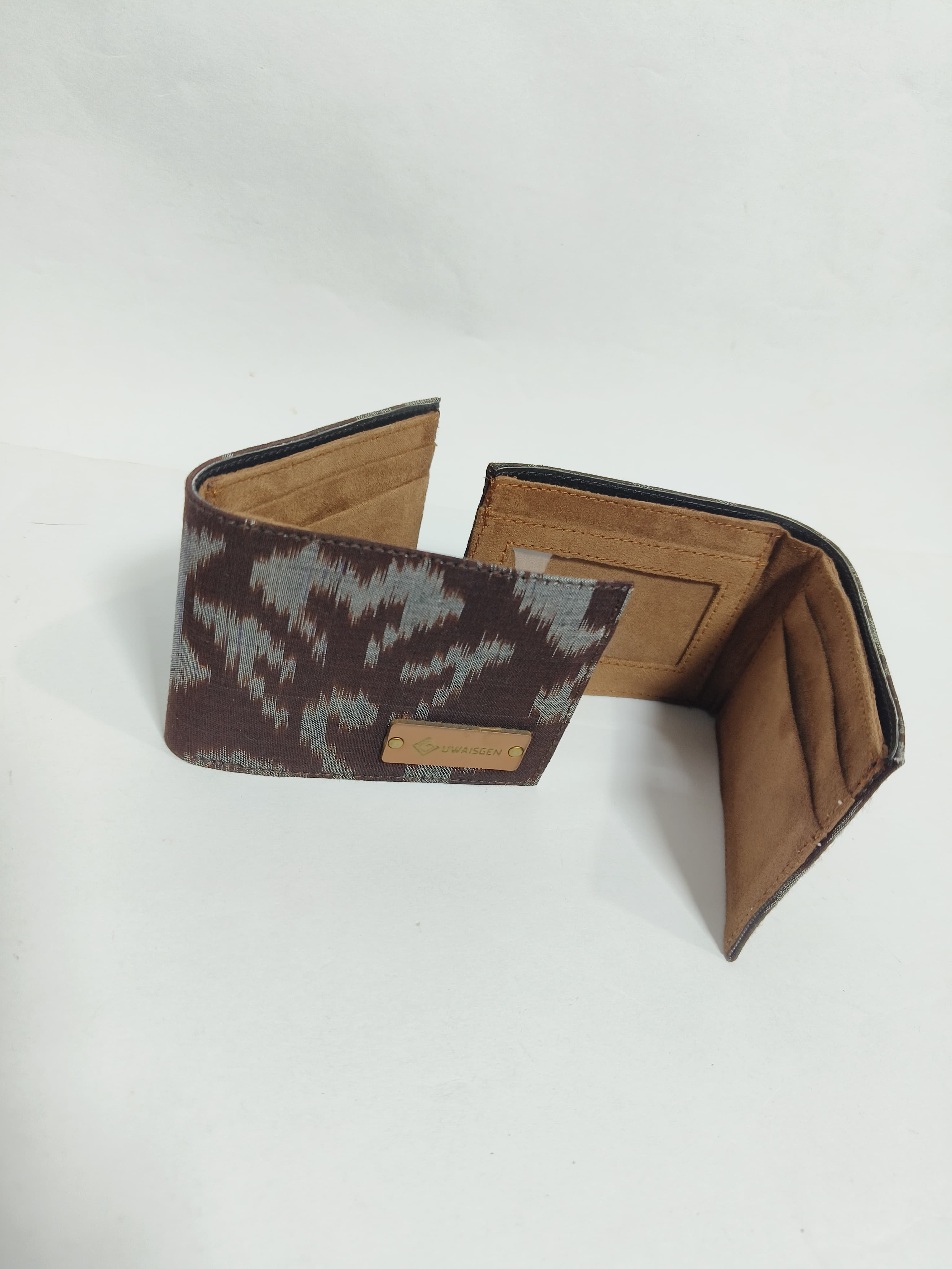 UwaisGen Dompet Saku Kaiden Tenun Endek Etnik Bali Handmade