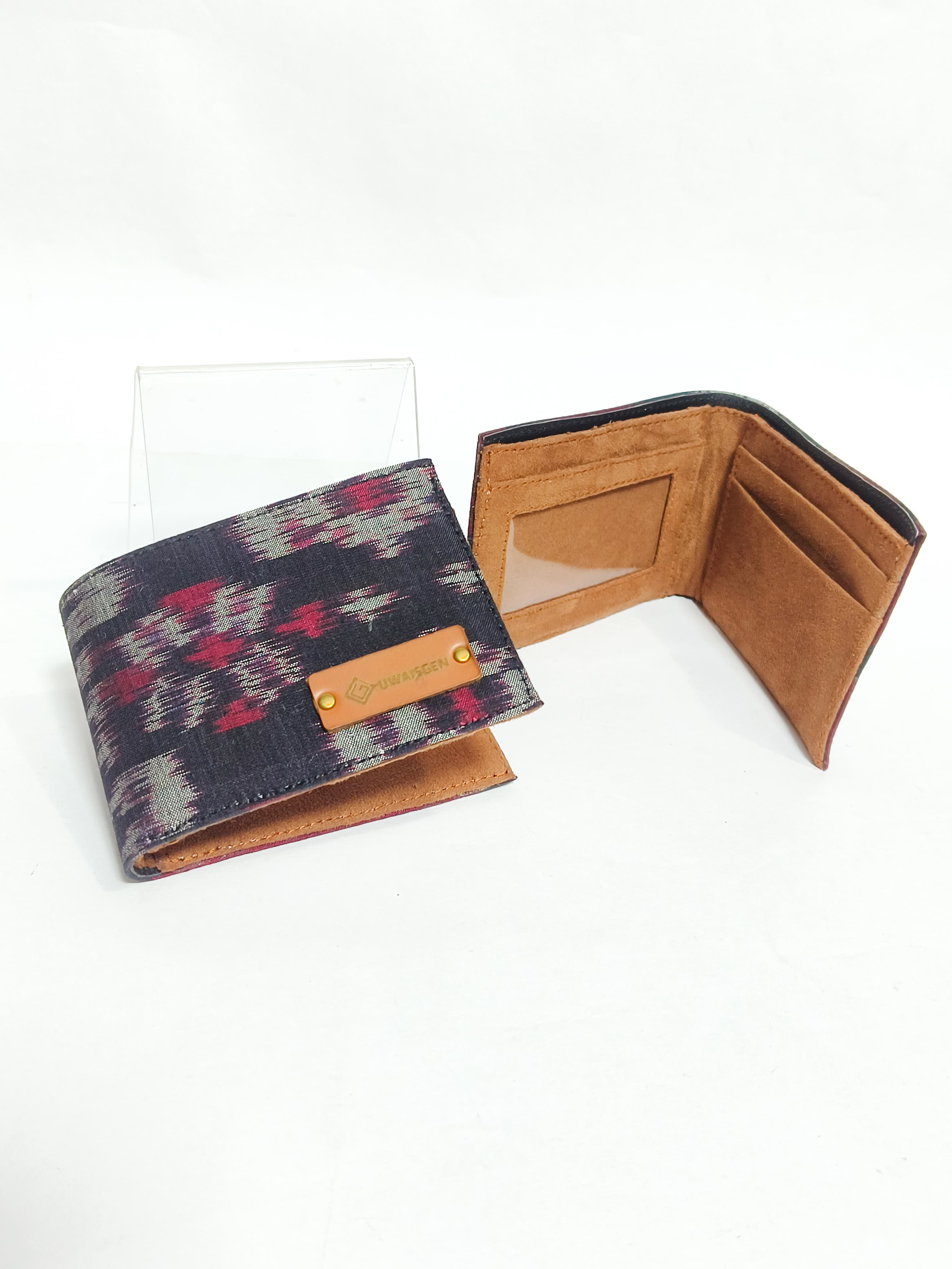 UWAISGEN Dompet Saku Dompet Endek Etnik Bali Handmade Dompet Kaiden