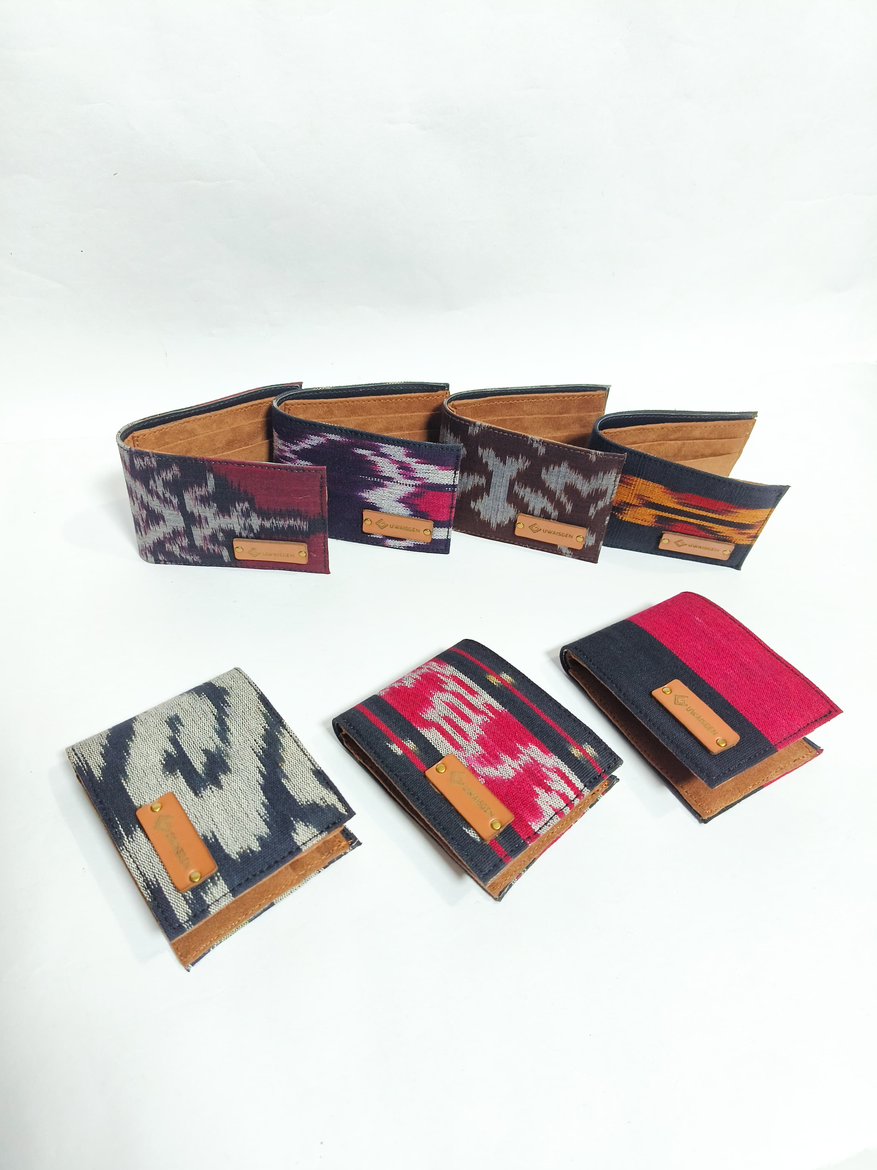 UWAISGEN Dompet Saku Dompet Endek Etnik Bali Handmade Dompet Kaiden