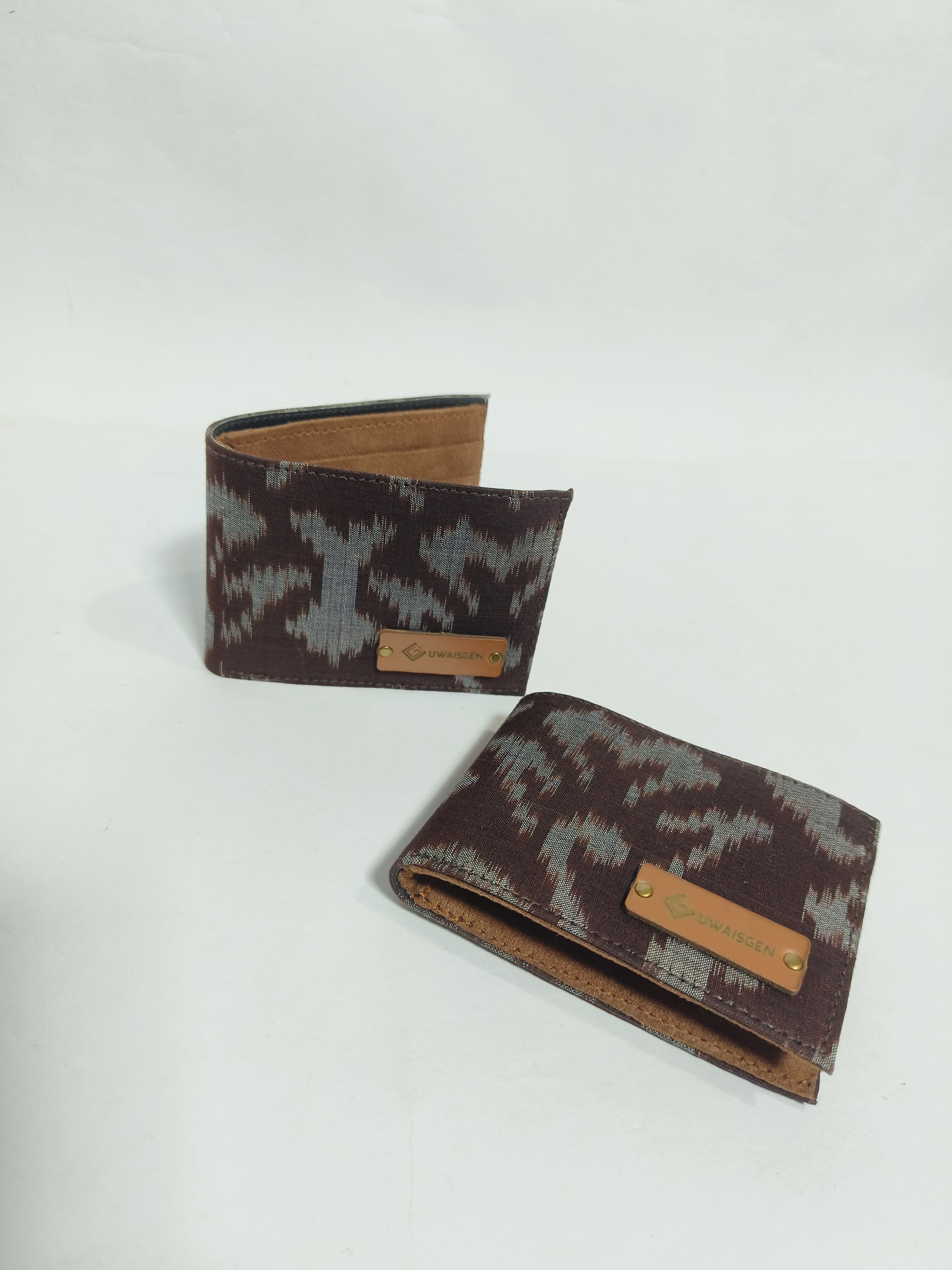 UwaisGen Dompet Saku Kaiden Tenun Endek Etnik Bali Handmade