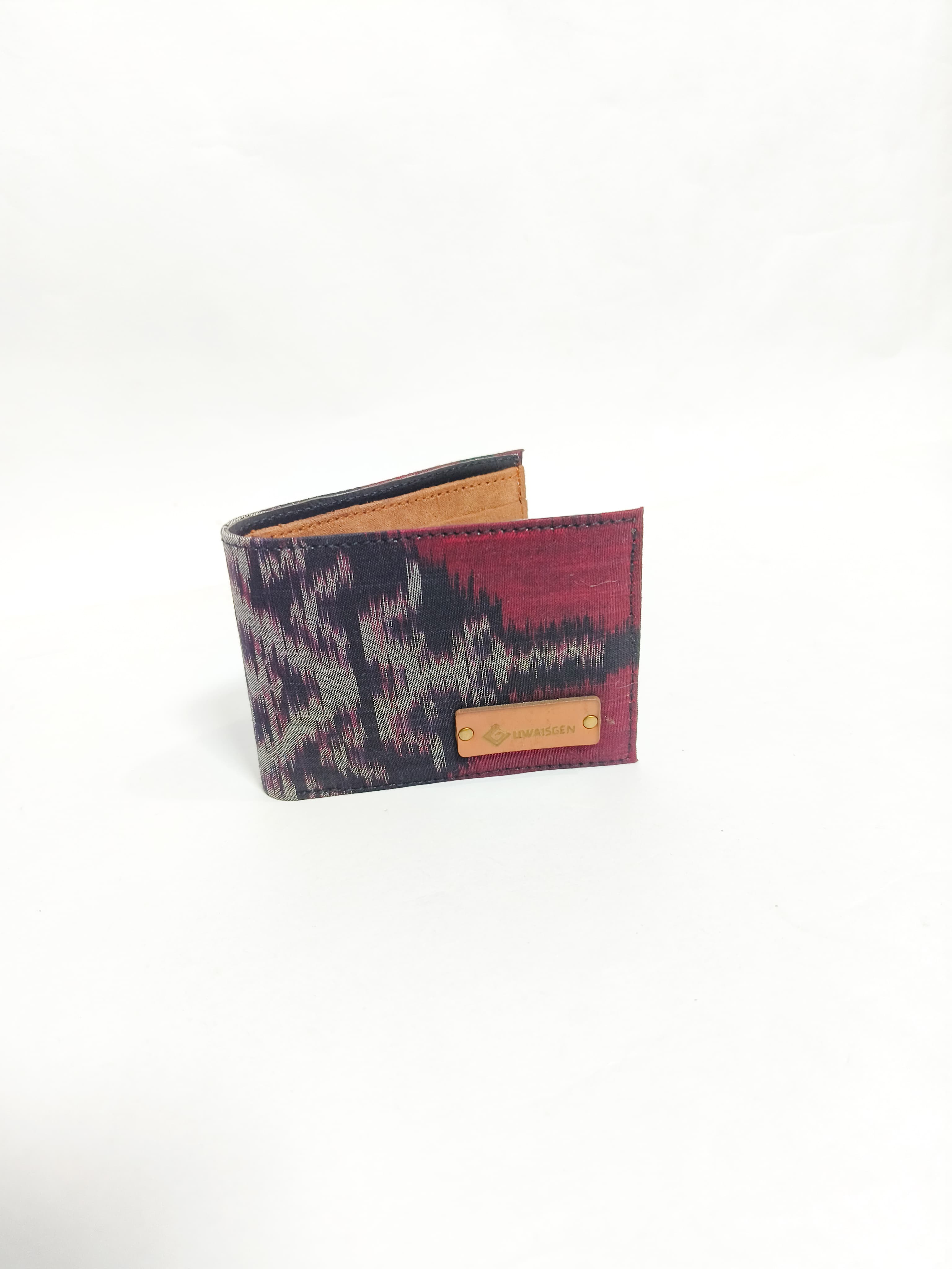 UWAISGEN Dompet Saku Dompet Endek Etnik Bali Handmade Dompet Kaiden
