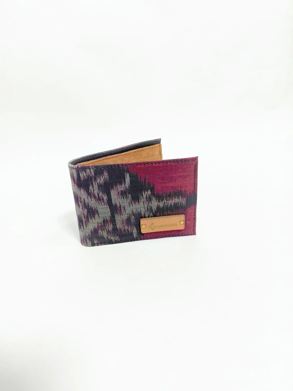 UWAISGEN Dompet Saku Dompet Endek Etnik Bali Handmade Dompet Kaiden