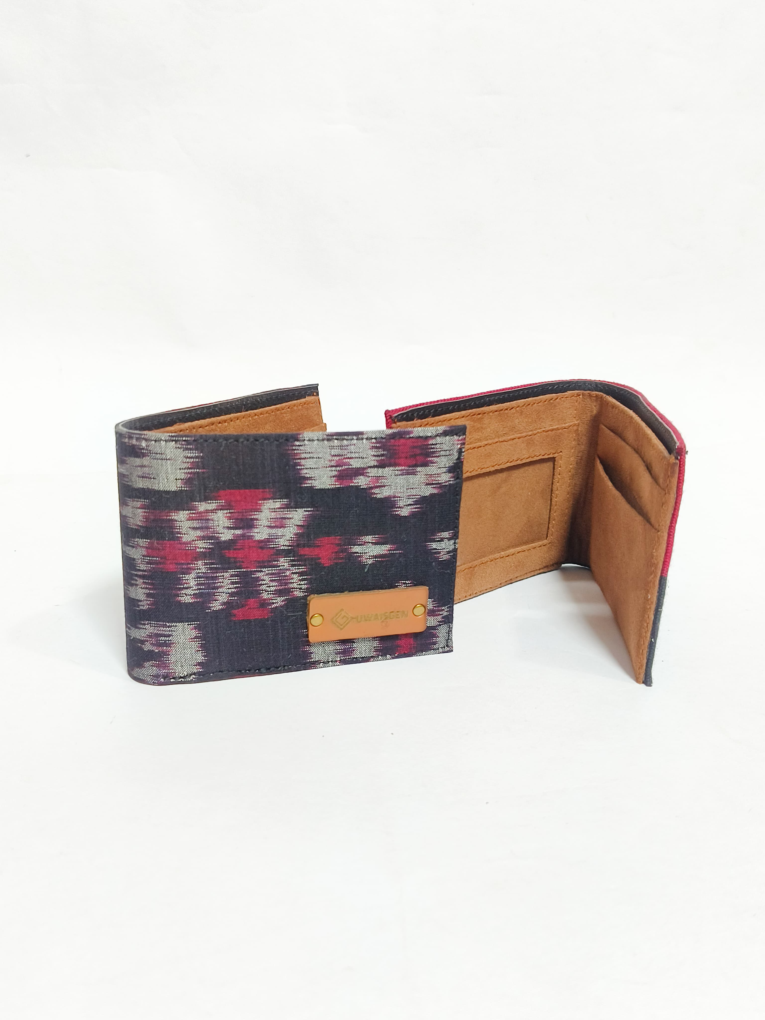 UWAISGEN Dompet Saku Dompet Endek Etnik Bali Handmade Dompet Kaiden