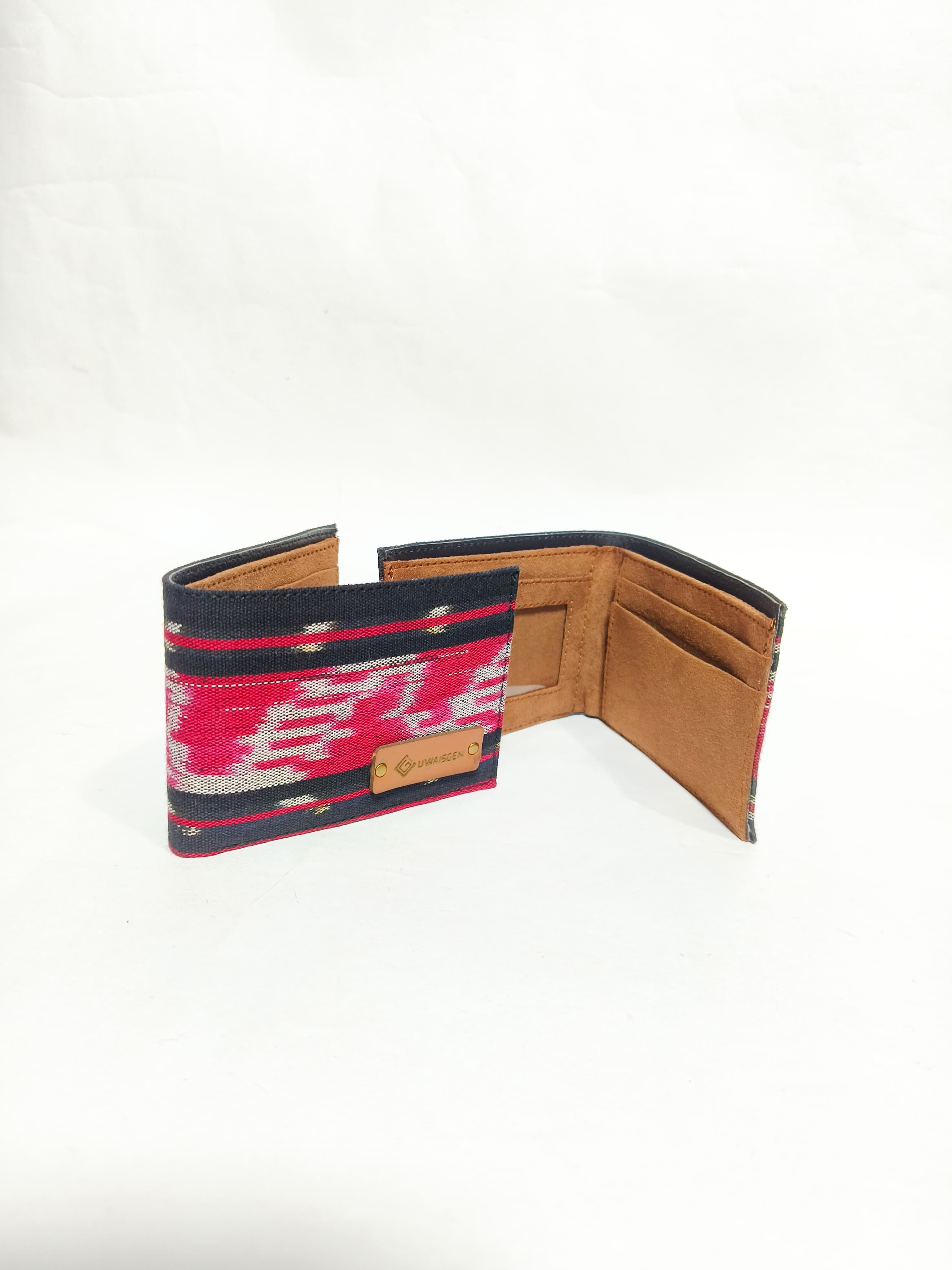 UWAISGEN Dompet Saku Dompet Endek Etnik Bali Handmade Dompet Kaiden