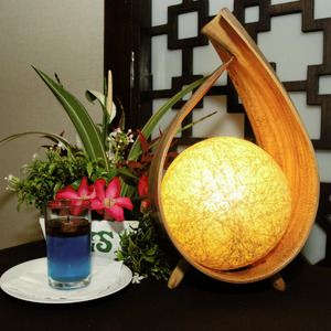 Lampu Hias Pelepah Kelapa - Lampion - Dile Dowel