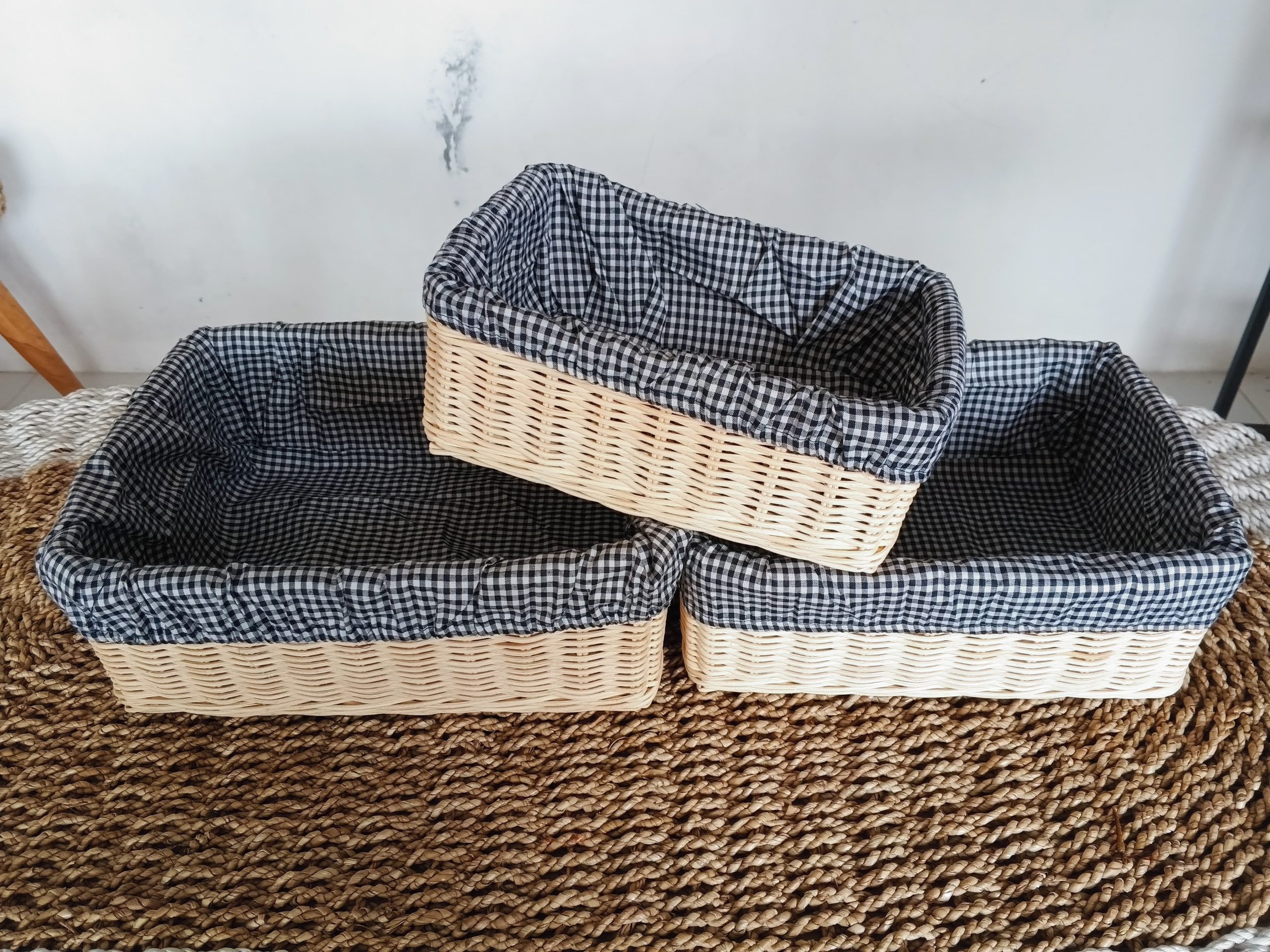 Keranjang Rotan 1 set