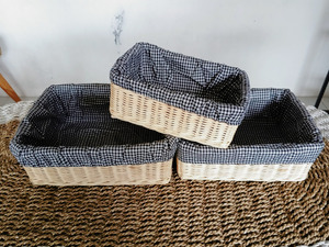 Keranjang Rotan 1 set