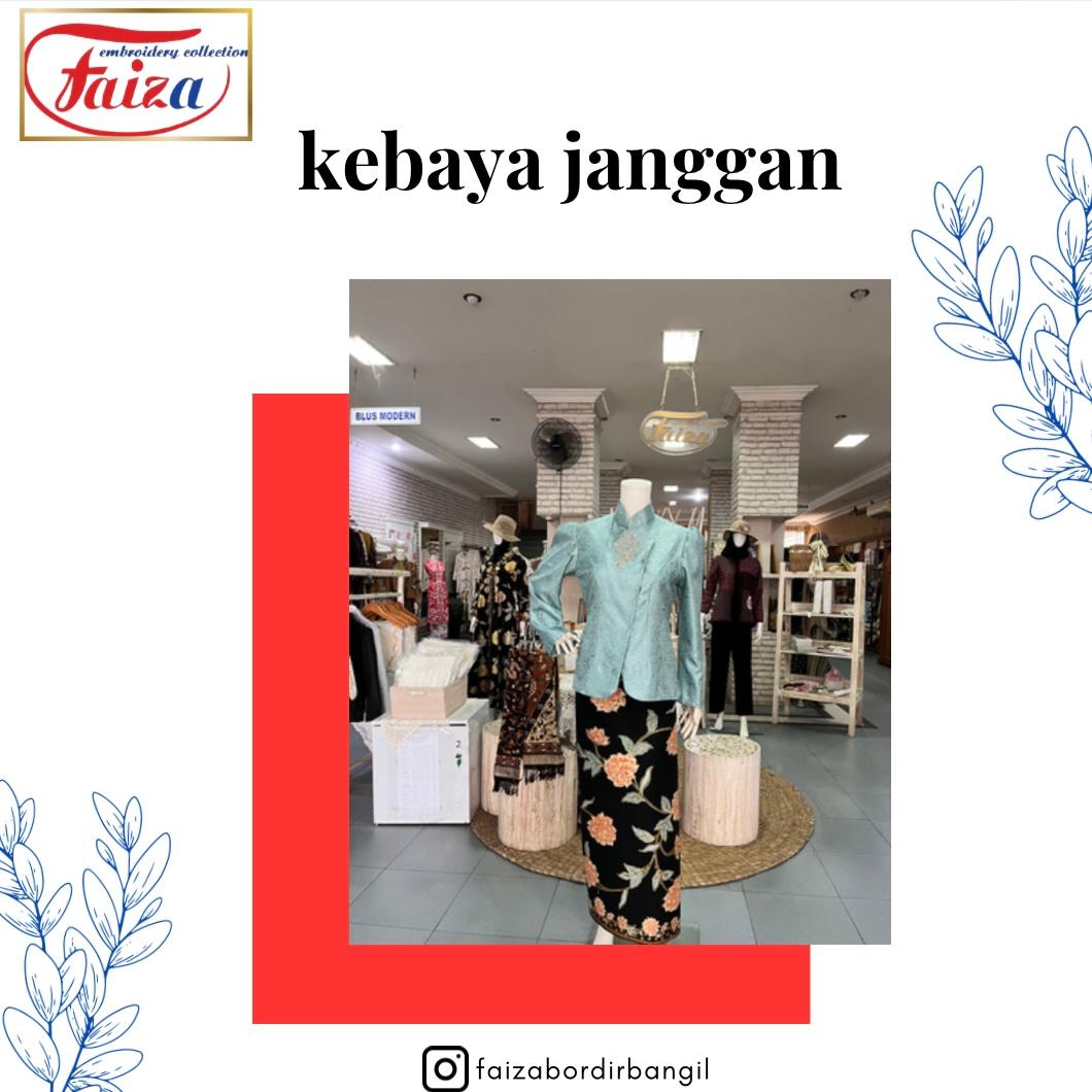 KEBAYA JANGGAN TOSCA MUDA BY FAIZA BORDIR