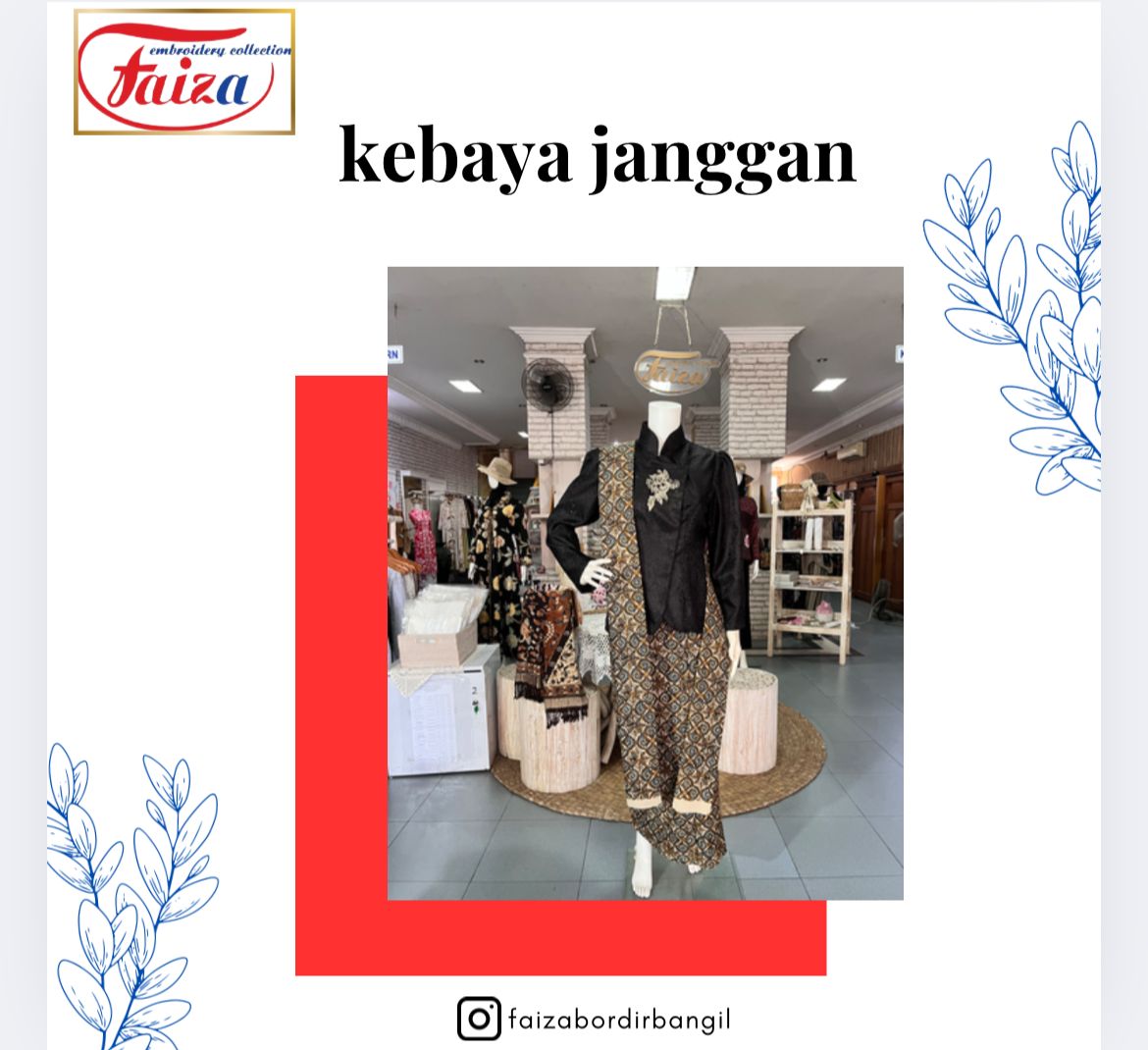 KEBAYA JANGGAN HITAM