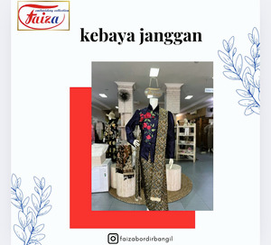 KEBAYA JANGGAN MOTIF MAWAR