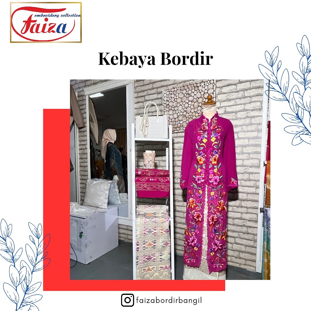 KEBAYA BORDIR BY FAIZA BORDIR