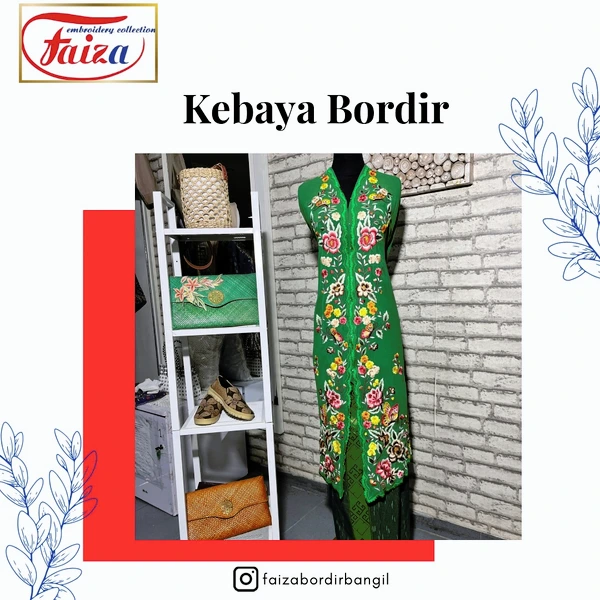 Bahan Kebaya Bordir By Faiza Bordir