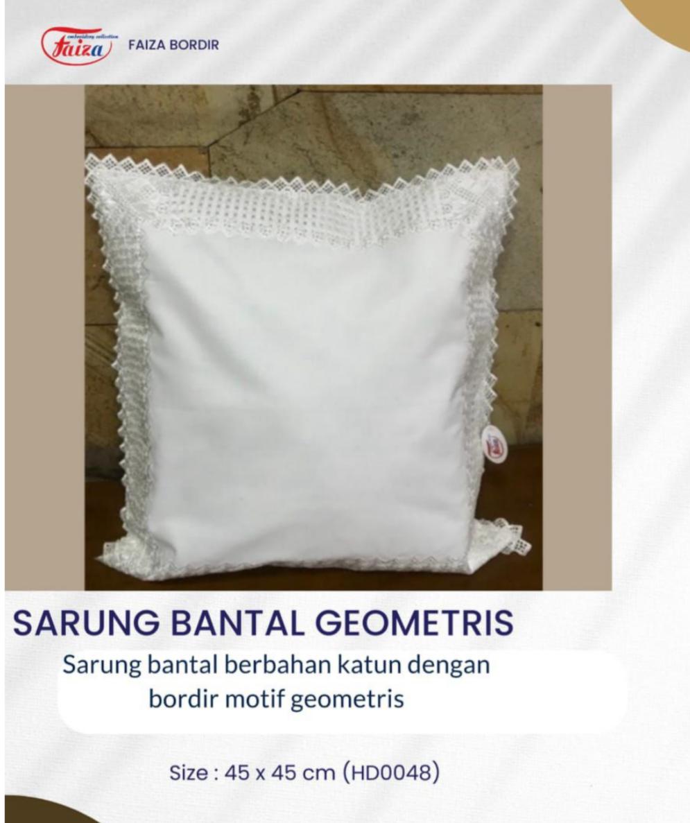 Sarung Bantal Geometris
