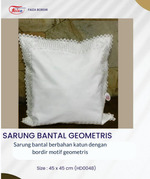 Sarung Bantal Geometris