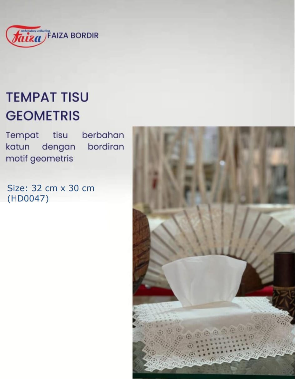 Tempat tisu Geometris